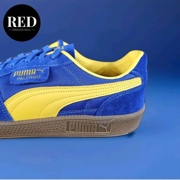 Puma Palermo Update Vintage Shoes 401364 02 Blue Sunny Yellow - Men\'s Size 10.5 main image 15